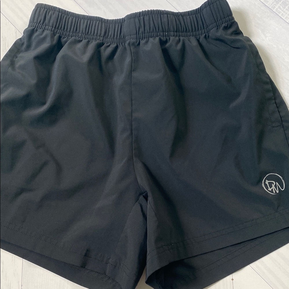Black Dirty Mids Adult XS Athletic Shorts